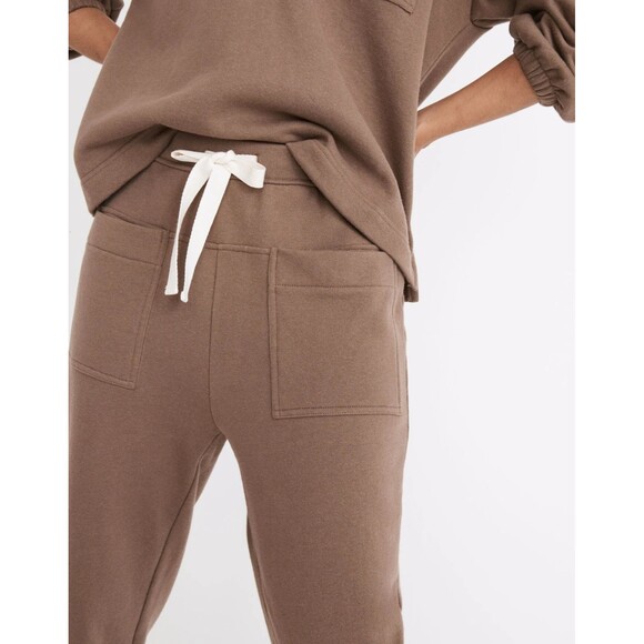 Madewell Cotton-Hemp Relaxed Sweatpants Joggers Pockets Women's XXL Castle Rock - Picture 3 of 13